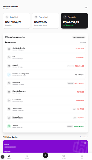 App Financeiro Mobile